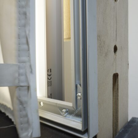 Alurahmen dünn - 400 cm, 90 cm